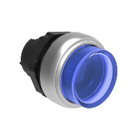 Lovato Platinum Blue Extended Illuminated Pusbutton Actuator 22.5mm Spring Return