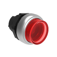 Lovato Platinum Red Extended Illuminated Pusbutton Actuator 22.5mm Spring Return