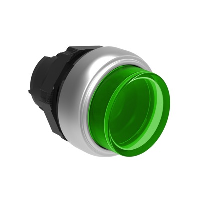 Lovato Platinum Green Extended Illuminated Pusbutton Actuator 22.5mm Spring Return