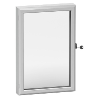 Schneider Electric Spacial Control Window IP55 400x400x77mm Aluminum Frame With Keylock