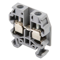 Entrelec SNA 4mm Grey Mini DIN Rail Terminal for TS15 Rail Single Feed Through DR4/6