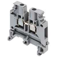 Entrelec SNA 4mm Grey DIN Rail Terminal for TS35 & TS32 Rail Single Feed Through M4/6