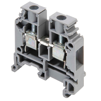 Entrelec SNA 6mm Grey DIN Rail Terminal for TS35 & TS32 Rail Single Feed Through M6/8