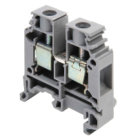 Entrelec SNA 10mm Grey DIN Rail Terminal for TS35 & TS32 Rail Single Feed Through M10/10