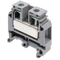 Entrelec SNA 16mm Grey DIN Rail Terminal for TS35 & TS32 Rail Single Feed Through M16/12