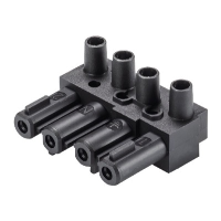 Wieland gesis GST18 4 Pole Black Female Connector - price per 100