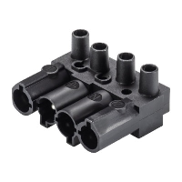 Wieland gesis GST18 4 Pole Black Male Connector - price per 100