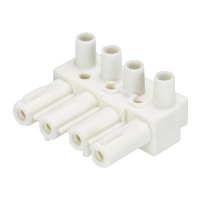 Wieland gesis GST18 4 Pole White Female Connector - price per 100