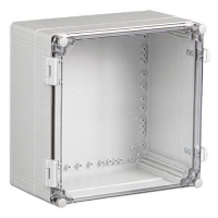 Ensto Cubo W Polycarbonate 400 x 400 x 187mmD Enclosure IP66/IP67