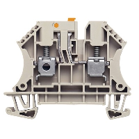 Weidmuller W Series 4mm Beige Knife Disconnect DIN Rail Terminal for TS35 Rail WTR4.0 - price per 100