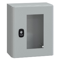 Schneider Electric Spacial S3D Mild Steel 300H x 250W x 150mmD Wall Mounting Enclosure IP66