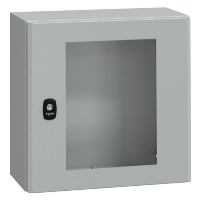 Schneider Electric Spacial S3D Mild Steel 400H x 400W x 200mmD Wall Mounting Enclosure IP66