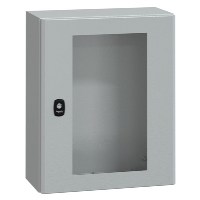 Schneider Electric Spacial S3D Mild Steel 500H x 400W x 250mmD Wall Mounting Enclosure IP66