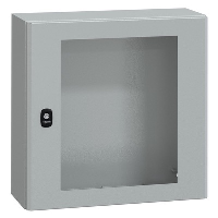 Schneider Electric Spacial S3D Mild Steel 500H x 500W x 250mmD Wall Mounting Enclosure IP66