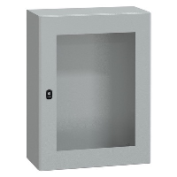 Schneider Electric Spacial S3D Mild Steel 800H x 600W x 300mmD Wall Mounting Enclosure IP66