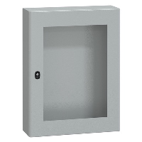 Schneider Electric Spacial S3D Mild Steel 800H x 600W x 250mmD Wall Mounting Enclosure IP66