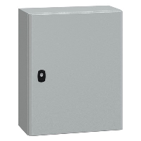Schneider Electric Spacial S3D Mild Steel 500H x 400W x 200mmD Wall Mounting Enclosure IP66