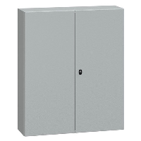 Schneider Electric Spacial S3D Mild Steel 1200H x 1000W x 400mmD Wall Mounting Enclosure IP55