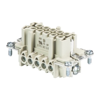 Wieland revos BASIC 10 Pole & Ground Female Insert 500V/16A Wire Protection Sn Screw Connection
