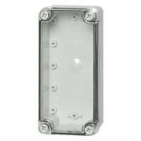 Fibox Piccolo Polycarbonate 170 x 80 x 85mmD Enclosure Clear Lid IP66/67