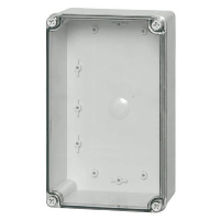 Fibox Piccolo Polycarbonate 230 x 140 x 125mmD Enclosure Clear Lid IP66/67