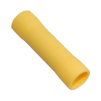 Insulated Yellow Butt Crimp for 4-6mm Cable - price per 1 (100)