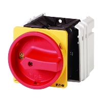 Eaton T5 100A 2 Pole Isolator for Door Mounting Switch Supplied with IP65 Red/Yellow Handle