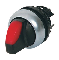 Eaton RMQ-Titan 2 Position Red Illuminated Selector Switch Actuator O-I Spring Return Left to Centre