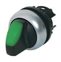 Eaton RMQ-Titan 2 Position Green Illuminated Selector Switch Actuator O-I Spring Return Left to Centre