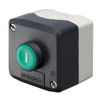 Schneider Harmony XAL 1 Hole Enclosure with Green I' 1 x N/O Contact