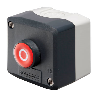 Schneider Harmony XAL 1 Hole Enclosure with Red O' 1 x N/C Contact