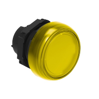Lovato Platinum Yellow Pilot Lamp Head for use with Integral LED 22.5mm