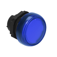Lovato Platinum Blue Pilot Lamp Head for use with Integral LED 22.5mm