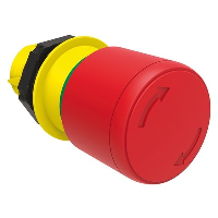 Lovato Platinum 30mm Red Emergency Stop Actuator 22.5mm Twist to Release