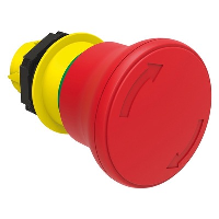 Lovato Platinum 40mm Red Emergency Stop Actuator 22.5mm Twist to Release