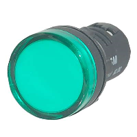 12VDC Green LED Monoblock Pilot Lamp 22.5mm