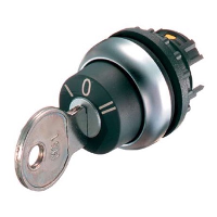 Eaton RMQ-Titan 3 Position Key Switch Actuator I-O-II Spring Return Left and Right to Centre