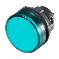 Schneider Harmony XB5 Green Pilot Lamp Head for Integral LED 22.5mm Dark Grey Plastic Bezel