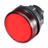 Schneider Harmony XB4 Red Pilot Lamp Head for BA9s Lamp 22.5mm Dark Grey Plastic Bezel