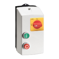 Lovato L-Starter DOL Starter Isolator 5.5kW Start/Stop 12A 230VAC Coil IP65 Insulated Enclosure Dimensions 225H x 110W x 148mmD