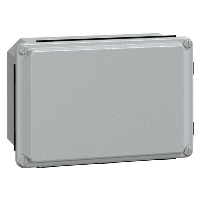 Schneider Electric Spacial SDB Mild Steel 105 x 155 x 61mmD Junction Box Screw Down Lid IP55