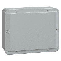 Schneider Electric Spacial SDB Mild Steel 206 x 256 x 93mmD Junction Box Screw Down Lid IP55