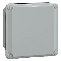 Schneider Electric Spacial SDB Mild Steel 105 x 105 x 49mmD Junction Box Screw Down Lid IP55
