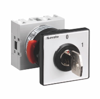 Lovato GX CAM Key Switch 2 Position Single Pole 16A 60 Deg Switching