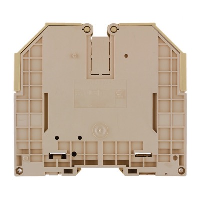 Weidmuller W Series 150mm Beige DIN Rail Terminal for TS35 Rail Single Feed Through WDU120/150 - price per 100