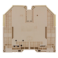 Weidmuller W Series 95mm Beige DIN Rail Terminal for TS35 Rail Single Feed Through WDU70/95 - price per 100