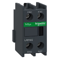 Schneider TeSys D Auxiliary Contact Block 2 x N/C Contacts Top Mounting