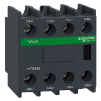 Schneider TeSys D Auxiliary Contact Block 4 x N/O Contacts Top Mounting