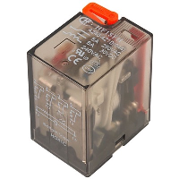 Hongfa HF18 4 Pole 6A Relay 230VAC Coil 4 Change-Over Contacts Mechanical Latching Lever and LED Indication