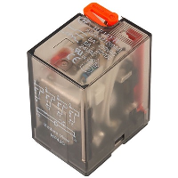 Hongfa HF18 4 Pole 6A Relay 24VAC Coil 4 Change-Over Contacts Mechanical Latching Lever and LED Indication